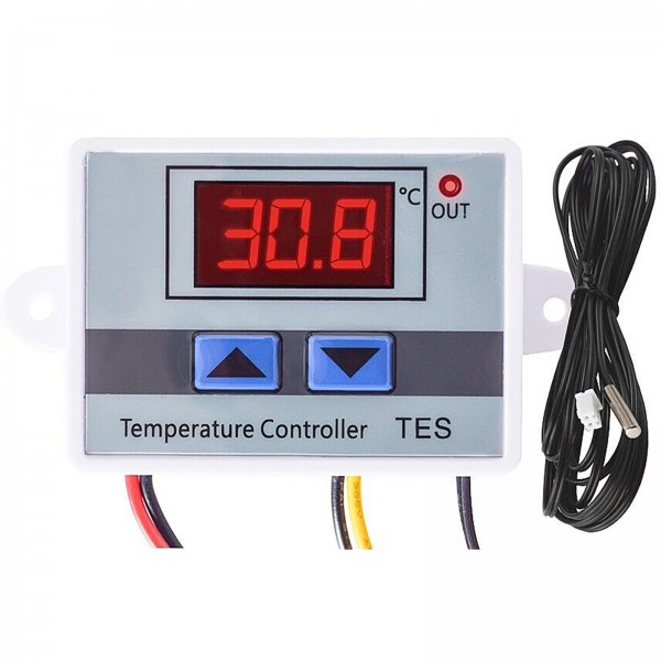 Temperaturregler digital LED Thermostatregler Temperaturregelmodul Kühlung Heizung 12V