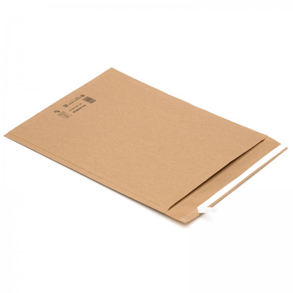 300 Papierpolster Versandtaschen Polstertaschen Luftpolstertaschen 100% Papier H 270x355 mm braun