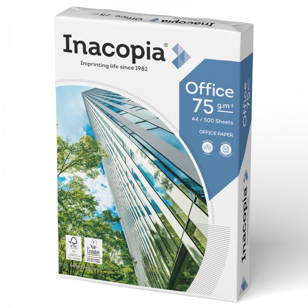 1500 Inacopia Office Markenpapier A4 weiß KOPIERPAPIER DRUCKERPAPIER Copier 75