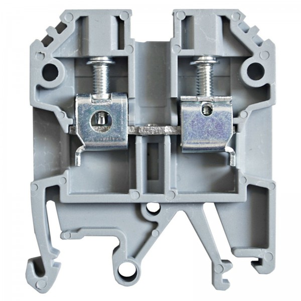 Durchgangsklemme Schraubanschluss 2 Anschlüsse 35mm² Querschnitt Grau
