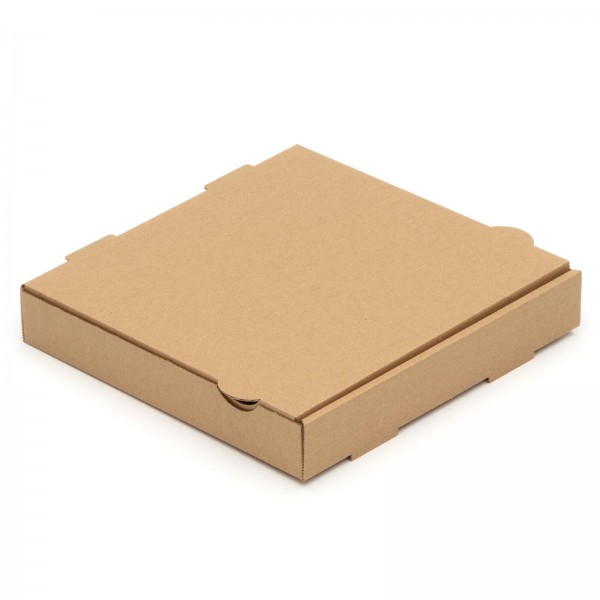 400 Pizzakartons 240 x 240 x 30 mm Pizzaschachteln Blanko Verpackungen braun