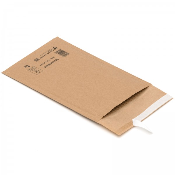 2400 Papierpolster Versandtaschen Polstertaschen Luftpolstertaschen 100% Papier B 120x210 mm braun