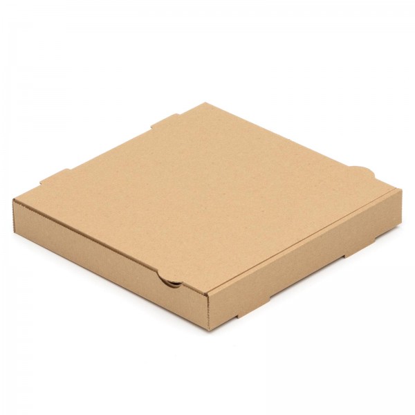 100 Pizzakartons 280 x 280 x 30 mm Pizzaschachteln Blanko Verpackungen braun