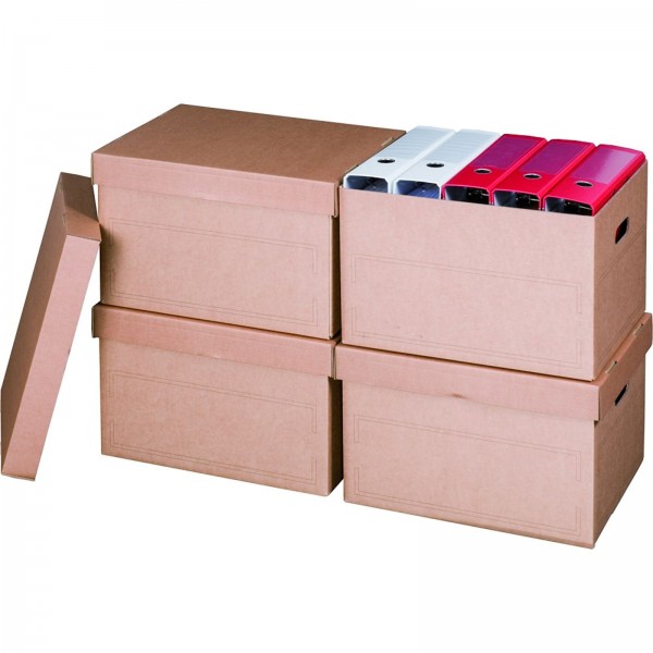 30 x Archivbox mit Deckel, 413x330x266mm