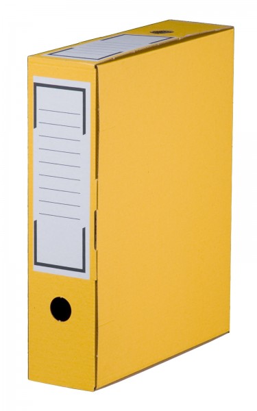 1400 x SBP-ARCHIV-ABLAGEBOX, 315x76x260mm, wiederverschließbar, gelb