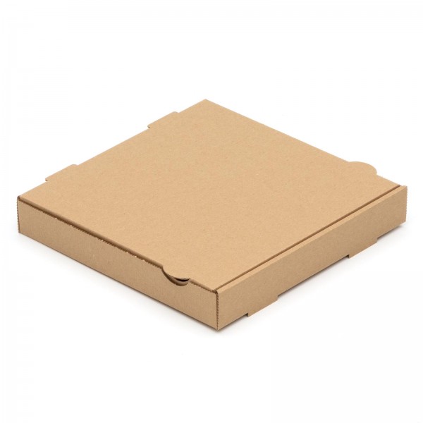 400 Pizzakartons 260 x 260 x 40 mm Pizzaschachteln Blanko Verpackungen braun