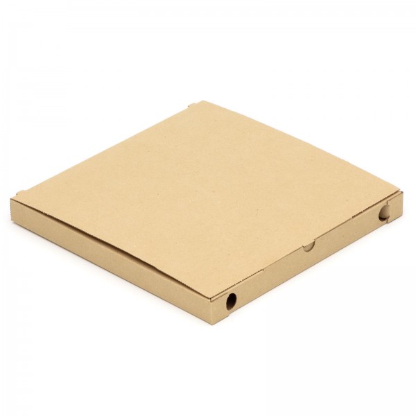 600 Pizzakartons 320 x 320 x 30 mm Pizzaschachteln Blanko Verpackungen braun