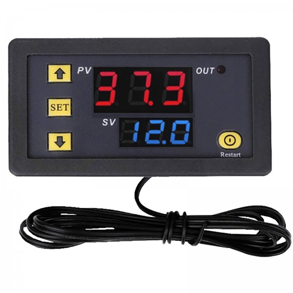 Temperaturregler digital LCD Thermostatregler Temperaturregelmodul Kühlung Heizung 230V